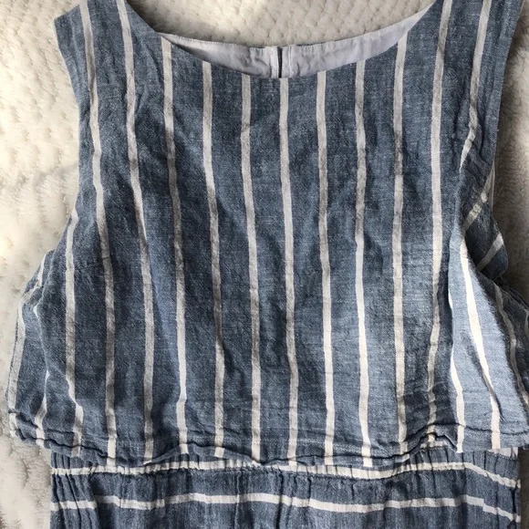 J Crew Railroad Dress - Picture 2 of 5